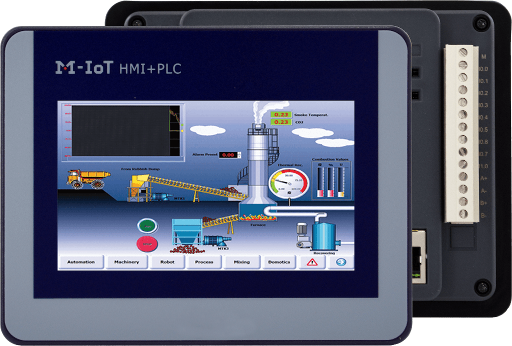 HMI (Human Machine Interfaces) and PLC (Programmable Logic Controllers)